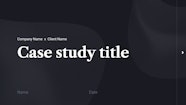 Free Case Study Presentation Template Examples Tips Pitch