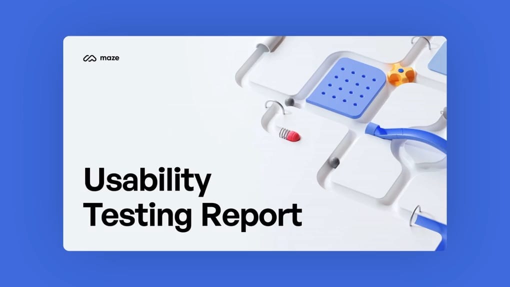 Usability testing report template: Share your findings Pitch