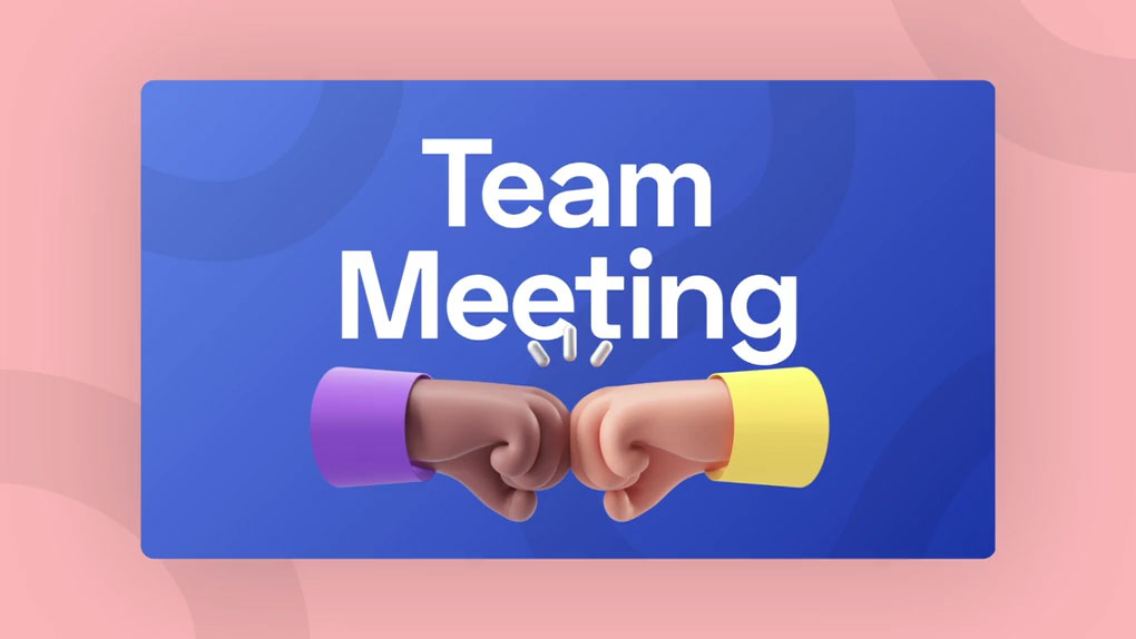 Free Team Meeting Template Presentation | Pitch